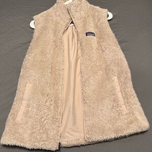 Patagonia Beige Fleece Vest